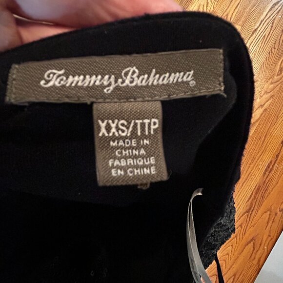 TOMMY BAHAMA Black Halter Maxi Dress with sequined bodice - Picture 5 of 5